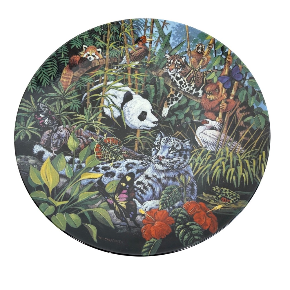 Bradford Exchange The Pandas World Gene Dieckhoner 1993 Vintage Collector Plate